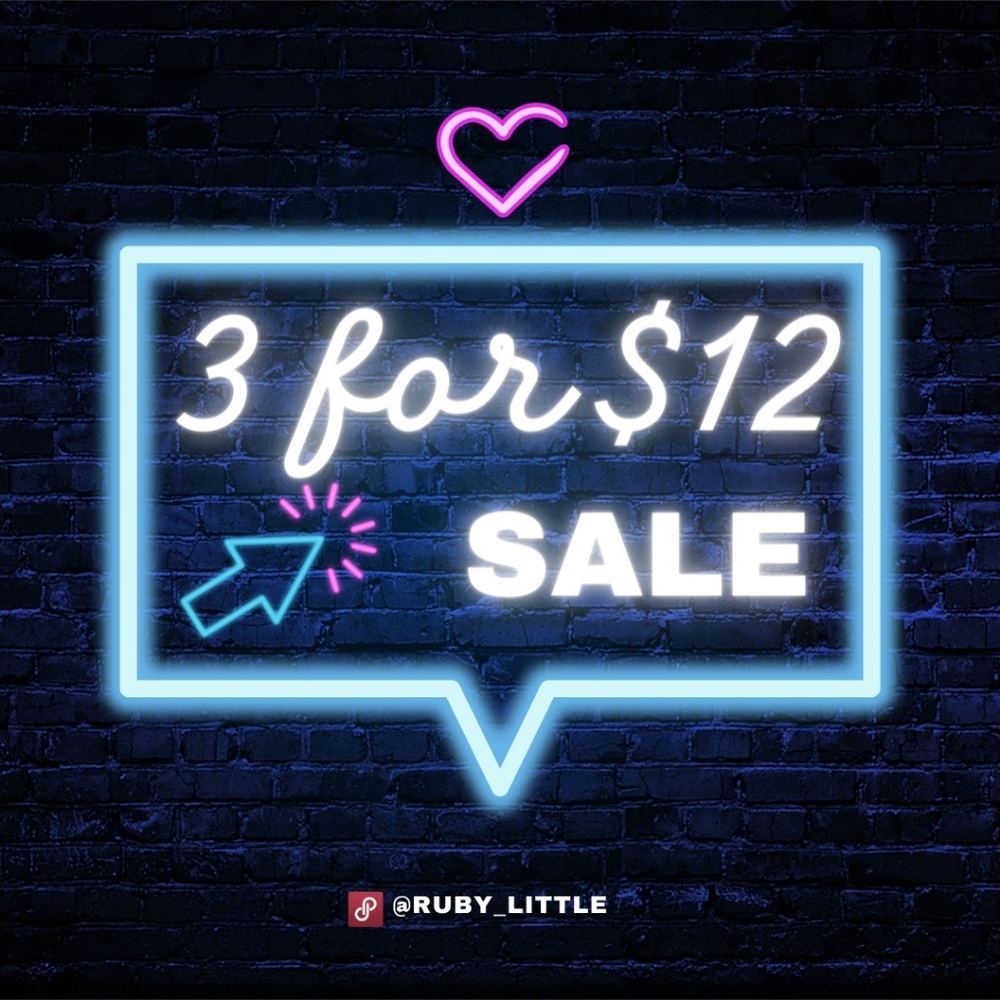 💓✨️ 3 for $12 SALE ! ✨️ Any 3 items for $12 !?! ⚡️💓​